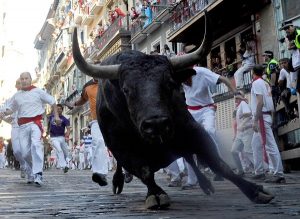 le festival du taureau en Espagne