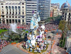 Las Fallas fete valence espagne mars