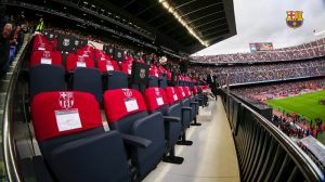 La visite des places présidentielles Camp Nou Barcelone