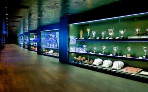 visite de la salle des trophées au stade Santiago Bernabéu