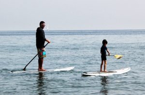 Se plaire à du paddle-surf