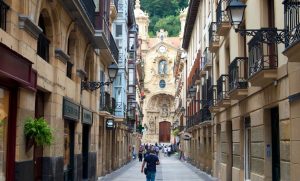 la vieille ville de Saint-Sébastien Espagne