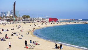 la plage la plus naturelle Bogatell