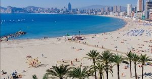 La Plage de PONIENTE à Benidorm