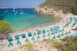 la plage de BENIRRAS ibiza