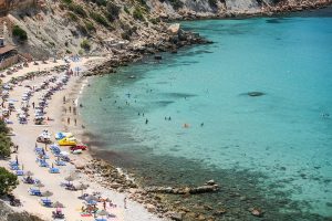 la plage de CALA D'HORT ibiza