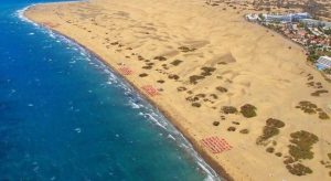 Playa de Maspalomas en Gran Canaria