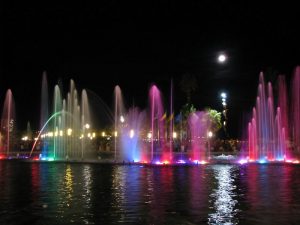 la fontaine lumineuse