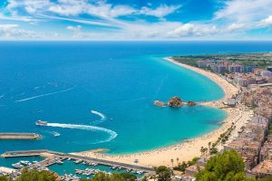 la plage principale à Blanes