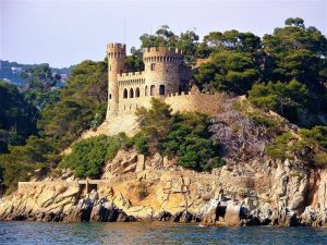 le château de Sant Joan à Blanes