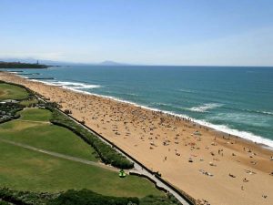 La plage de Madrague à Anglet