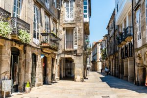 Les rues de Santiago de Compostela