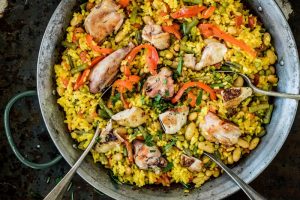 La paella Valenciana