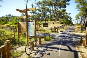 Faire du vélo Les landes