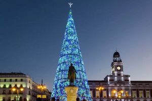 La Puerta del Sol à Noël