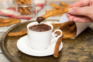 Churros con chocolate