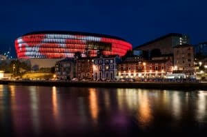 visite nocturne du Stade San Mamés