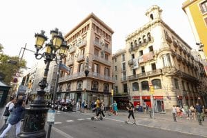 La Rambla à Castelldefels.
