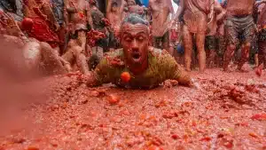 La Tomatina en Espagne Fête de la tomate Buñol